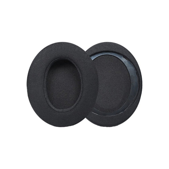 Replacement Ear Pads for Philips SHP9500, Memory foam + Textile, Black, 1 pair