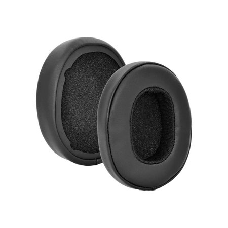 Replacement Ear Pads for Skullcandy Hesh 3.0, Crusher, Memory foam + PU leather, Black, 1 pair