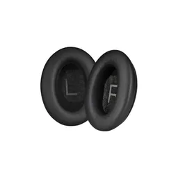 Replacement Ear Pads for Bose QuietComfort 45, Memory foam + PU leather, Black, 1 pair