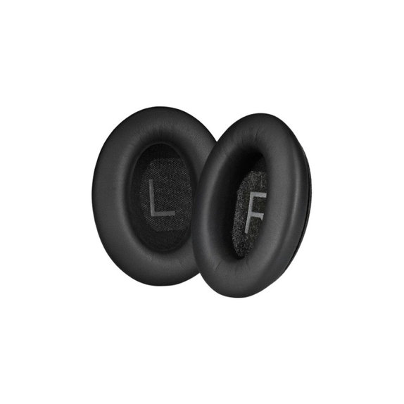 Replacement Ear Pads for Bose QuietComfort 45, Memory foam + PU leather, Black, 1 pair