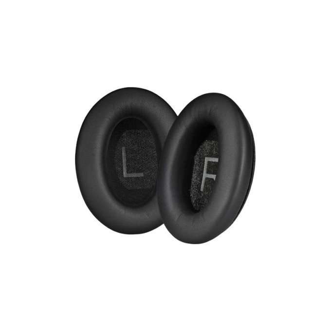 Replacement Ear Pads for Bose QuietComfort 45, Memory foam + PU leather, Black, 1 pair