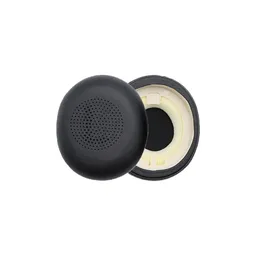 Replacement Ear Pads for Jabra Evolve 2 65UC, Elite 45H, Memory foam + PU leather, Black, 1 pair