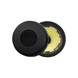 Replacement Ear Pads for Jabra Evolve 75, 75+, UC, MS, Memory foam + PU leather, Black, 1 pair