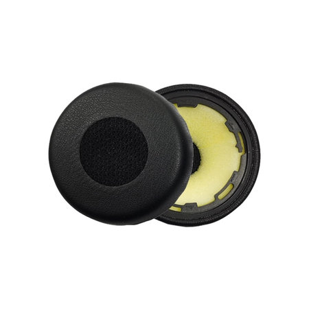 Replacement Ear Pads for Jabra Evolve 75, 75+, UC, MS, Memory foam + PU leather, Black, 1 pair