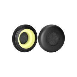 Replacement Ear Pads for Jabra Evolve 20, 30, 40, PU leather, Black, 1 pair