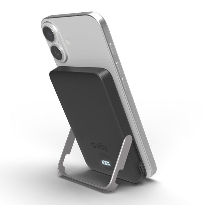 SBS - PowerBank 5000mAh, 20W, Power Delivery, Mag Stand, black