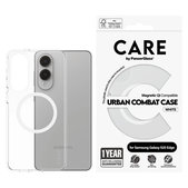 Case Urban Combat with White QI for Samsung Galaxy S25 Edge, Transparent, PanzerGlass