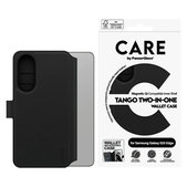 Case Wallet Tango Two-In-One with QI for Samsung Galaxy S25 Edge, Black, PanzerGlass