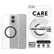 Case Urban Combat with Black QI for Samsung Galaxy S25 Edge, Transparent, PanzerGlass
