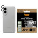 Camera Lens Protector Hoops for Samsung S25 Edge, Black, PanzerGlass