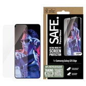 Tempered Glass UWF with Applicator for Samsung Galaxy S25 Edge, Clear, SAFE by PanzerGlass
