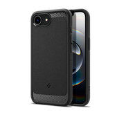 Spigen - Case Rugged Armor with MagSafe for iPhone 16e, Matte Black