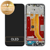 Honor 400 Lite - LCD Display + Touch Screen + Frame (Velvet Grey) - 0235ANTG Genuine Service Pack