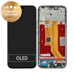 Honor 400 Lite - LCD Display + Touch Screen + Frame (Velvet Grey) - 0235ANTG Genuine Service Pack