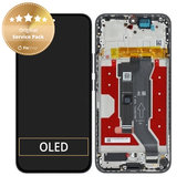 Honor 400 - LCD Display + Touch Screen + Frame (Midnight Black) - 0235APNR Genuine Service Pack
