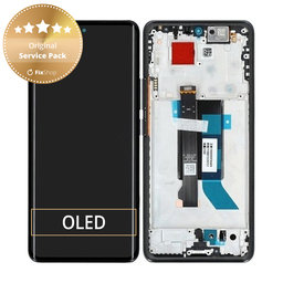 Xiaomi Poco X7 24095PCADG - LCD Display + Touch Screen + Frame (Black) - 5600010O16P00 Genuine Service Pack