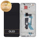 Xiaomi Poco X7 24095PCADG - LCD Display + Touch Screen + Frame (Silver) - 5600030O16P00 Genuine Service Pack