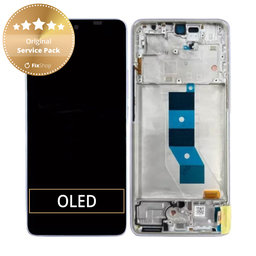 Xiaomi Poco M7 Pro 5G - LCD Display + Touch Screen + Frame (Purple) - 5600080O17P00 Genuine Service Pack