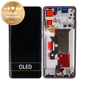 Motorola Edge 60 Pro - LCD Display + Touch Screen + Frame (Sparkling Grape) - 5D68C30047 Genuine Service Pack