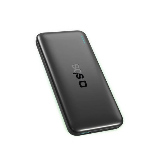 SBS - PowerBank 10000mAh, 10W, Infinity, LiFePO4, USB-C/USB-A, black