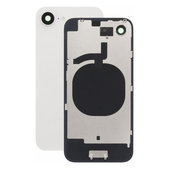 Apple iPhone 16e - Rear Housing Glass + Camera Lens + Metal Plate (White)