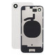Apple iPhone 16e - Rear Housing Glass + Camera Lens + Metal Plate (White)