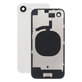 Apple iPhone 16e - Rear Housing Glass + Camera Lens + Metal Plate (White)