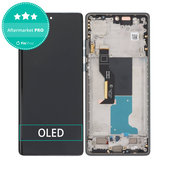 Motorola Edge 50 Fusion - LCD Display + Touch Screen + Frame (Forest Blue) OLED
