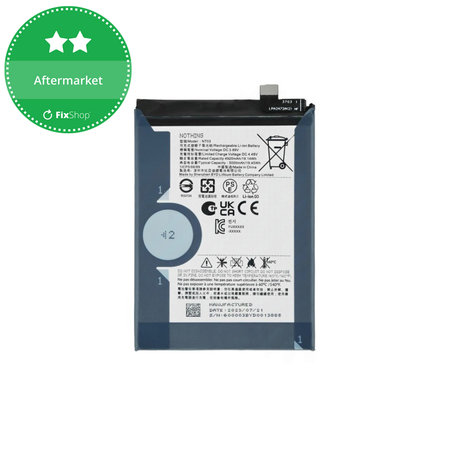 Batterij voor Nothing Phone 2a 3.89V 5000mAh,Hoge kwaliteit NT03