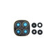 Xiaomi Poco X7 - Rear Camera Lens + Frame (Black)