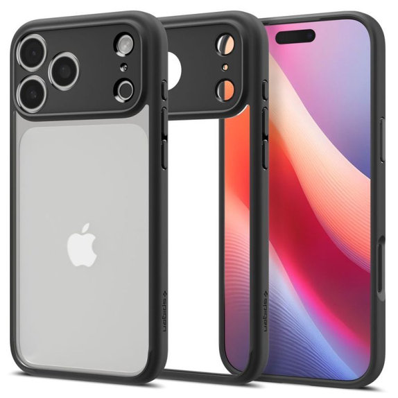 Spigen - Ultra Hybrid Case for iPhone 17 Pro Max, Matte Black