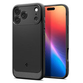 Spigen - Rugged Armor Case with MagSafe for iPhone 17 Pro, Matte Black