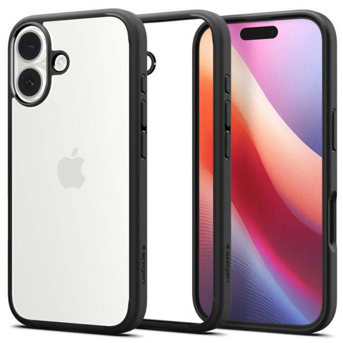 Spigen - Ultra Hybrid Case for iPhone 17, Matte Black