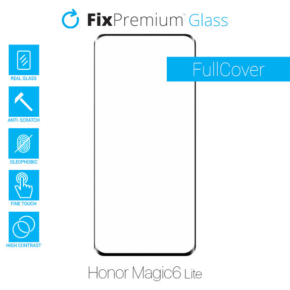 FixPremium FullCover Glass - Tempered Glass for Honor Magic6 Lite