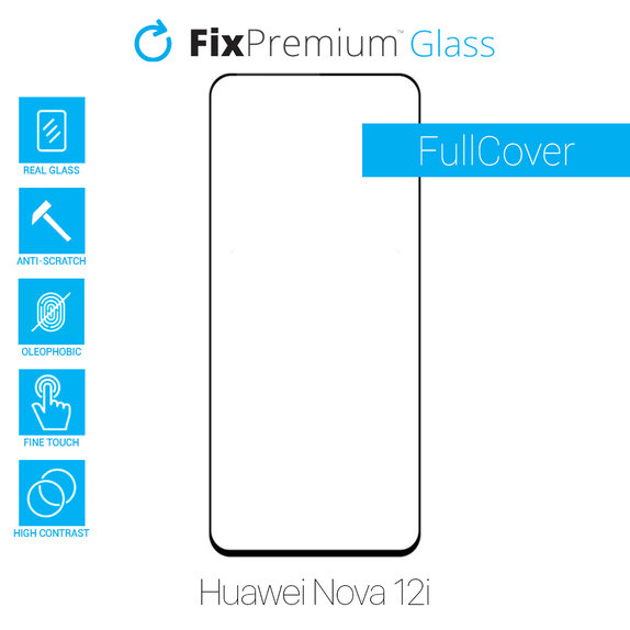 FixPremium FullCover Glass - Tempered Glass for Huawei Nova 12i