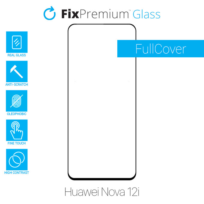 FixPremium FullCover Glass - Tempered Glass for Huawei Nova 12i