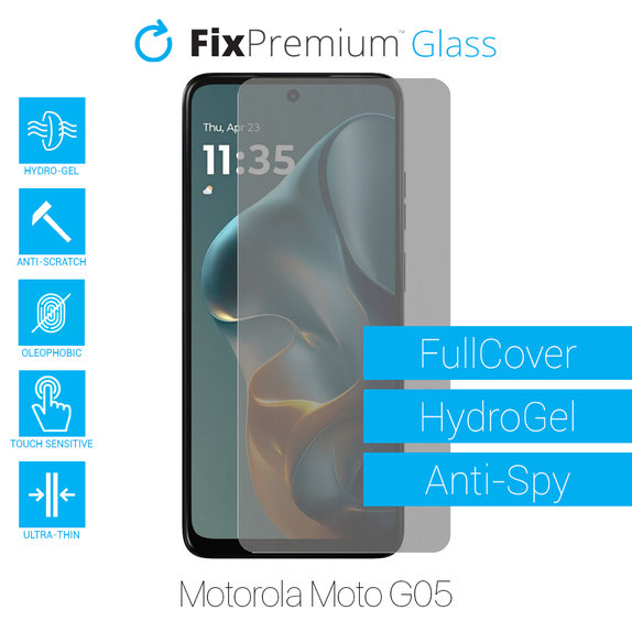 FixPremium HydroGel Anti-Spy - Screen Protector for Motorola Moto G05