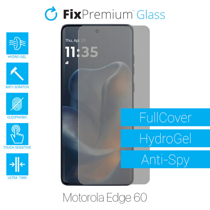 FixPremium HydroGel Anti-Spy - Screen Protector for Motorola Edge 60