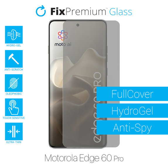 FixPremium HydroGel Anti-Spy - Screen Protector for Motorola Edge 60 Pro