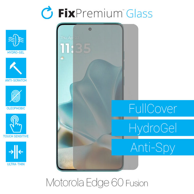 FixPremium HydroGel Anti-Spy - Screen Protector for Motorola Edge 60 Fusion