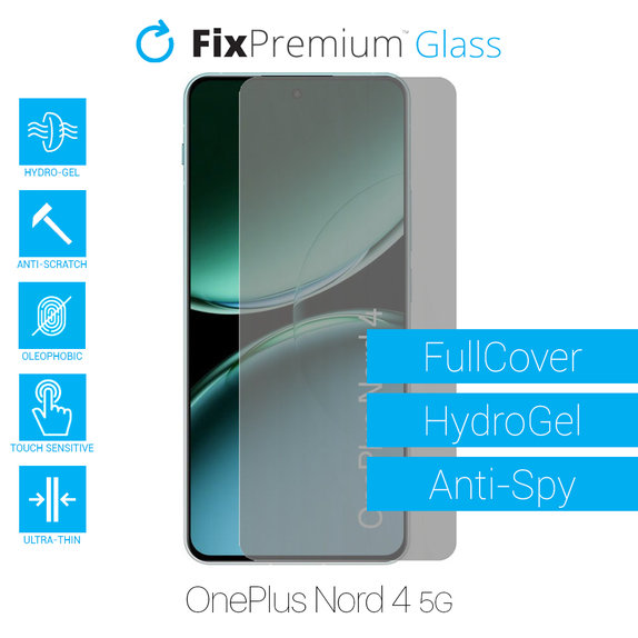 FixPremium HydroGel Anti-Spy - Screen Protector for OnePlus Nord 4 5G CPH2663