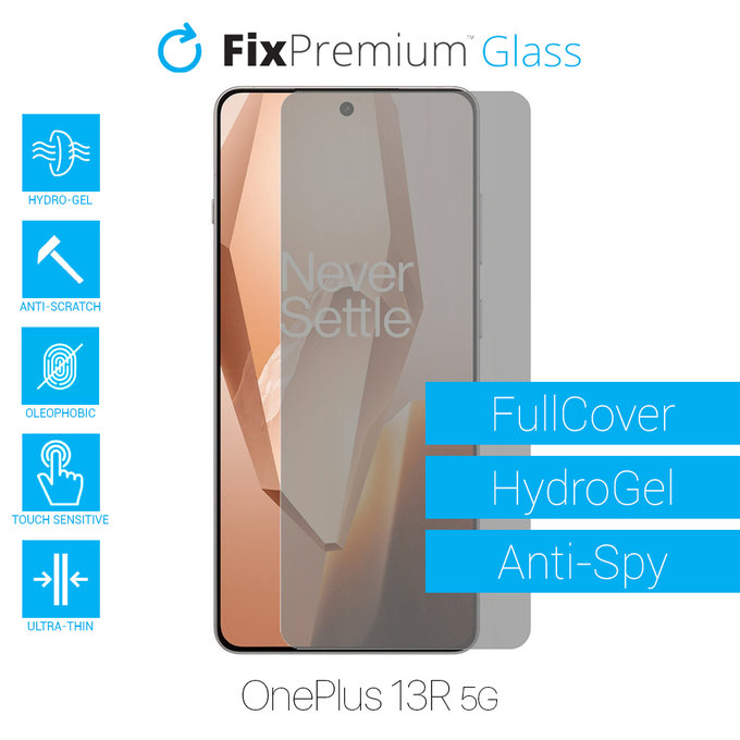 FixPremium HydroGel Anti-Spy - Screen Protector for OnePlus 13R 5G CPH2645