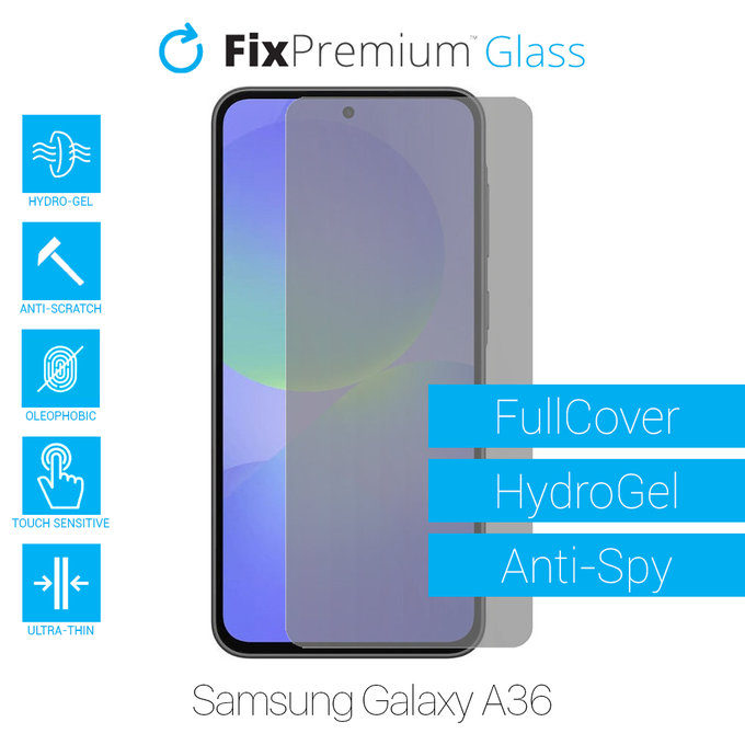 FixPremium HydroGel Anti-Spy - Screen Protector for Samsung Galaxy A36