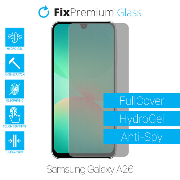 FixPremium HydroGel Anti-Spy - Screen Protector for Samsung Galaxy A26 A266E