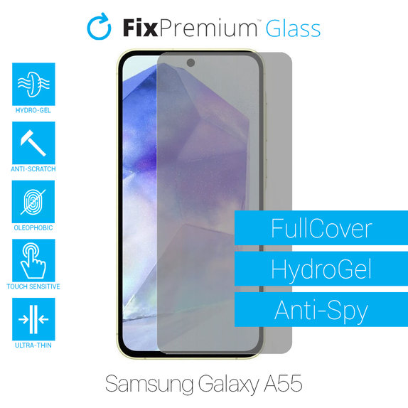 FixPremium HydroGel Anti-Spy - Screen Protector for Samsung Galaxy A55 A556B