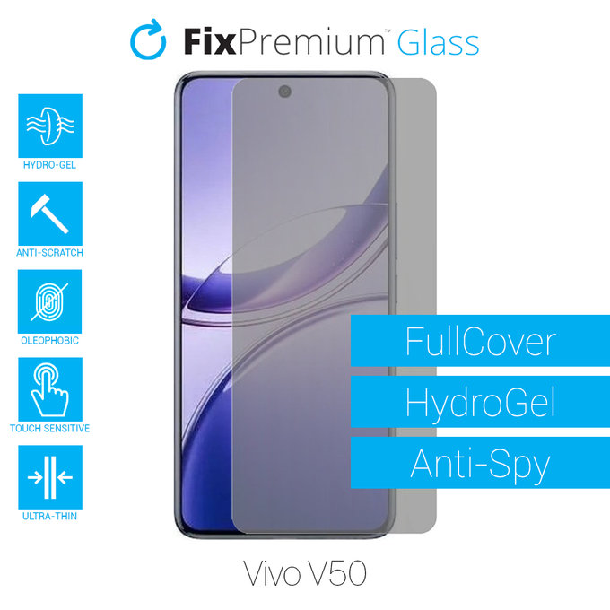 FixPremium HydroGel Anti-Spy - Screen Protector for Vivo V50