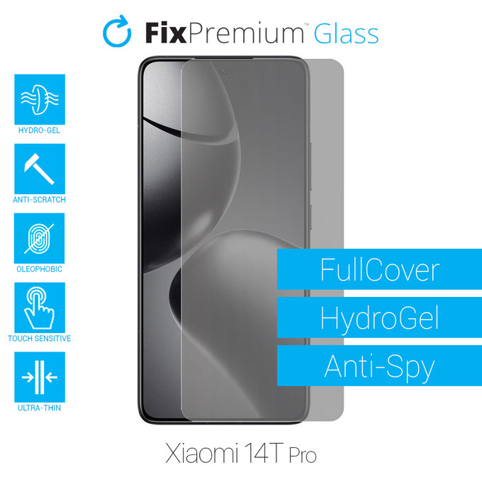 FixPremium HydroGel Anti-Spy - Screen Protector for Xiaomi 14T Pro