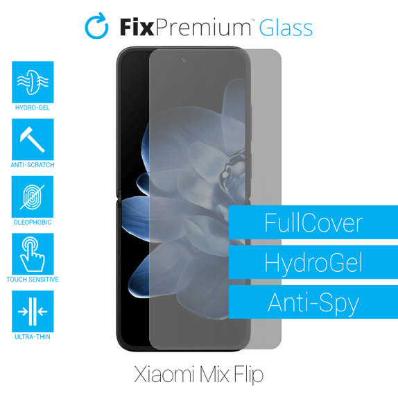 FixPremium HydroGel Anti-Spy - Screen Protector for Xiaomi Mix Flip 2405CPX3DC
