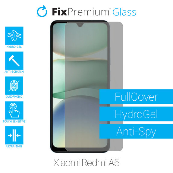 FixPremium HydroGel Anti-Spy - Screen Protector for Xiaomi Redmi A5