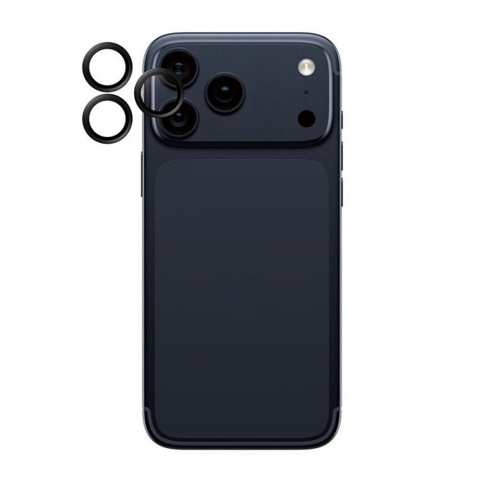 PanzerGlass - Hoops Camera Lens Protector for iPhone 17 Pro Max/17 Pro/16 Pro Max/16 Pro, black